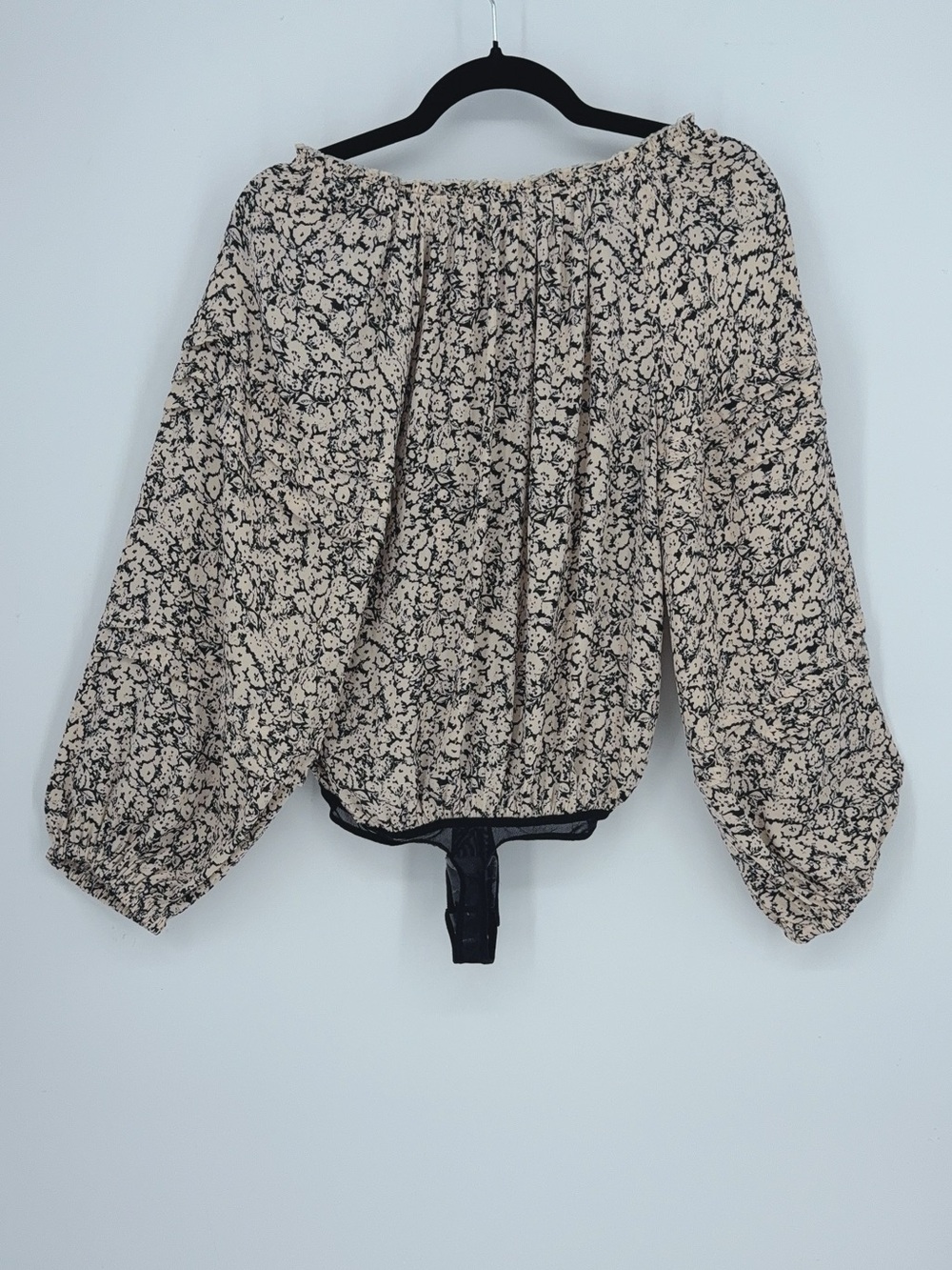 Free People All Tucks Printed Bodysuit XS NWT - Picture 6 of 8